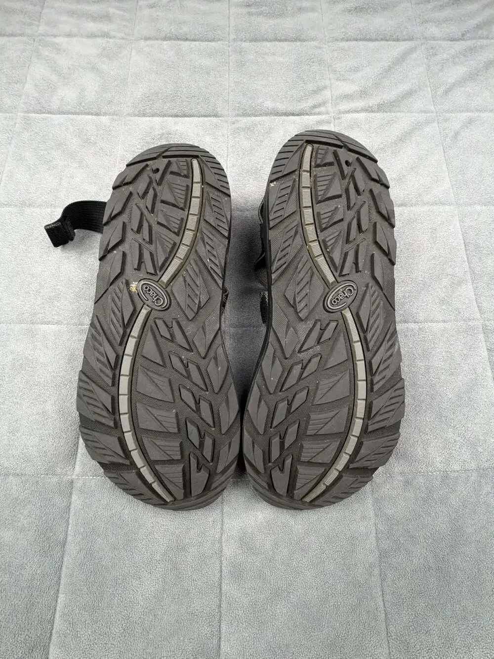 Chaco Mega Z/Classic Men Black Stripe Adjustable Hiking Sandals Size 12 J105747